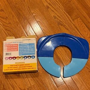 bebe Blue Folding Potty Seat